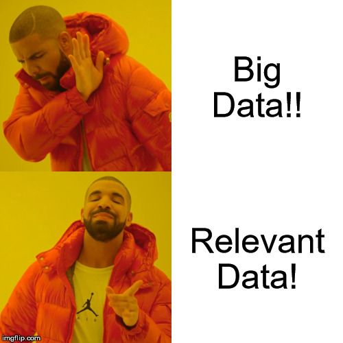 Big Data? Nope! Relevant Data!