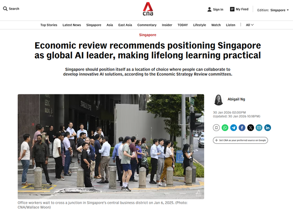 Singapore Economic Strategy Review 2026